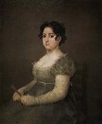Portrait of a Lady with a Fan Francisco de Goya
